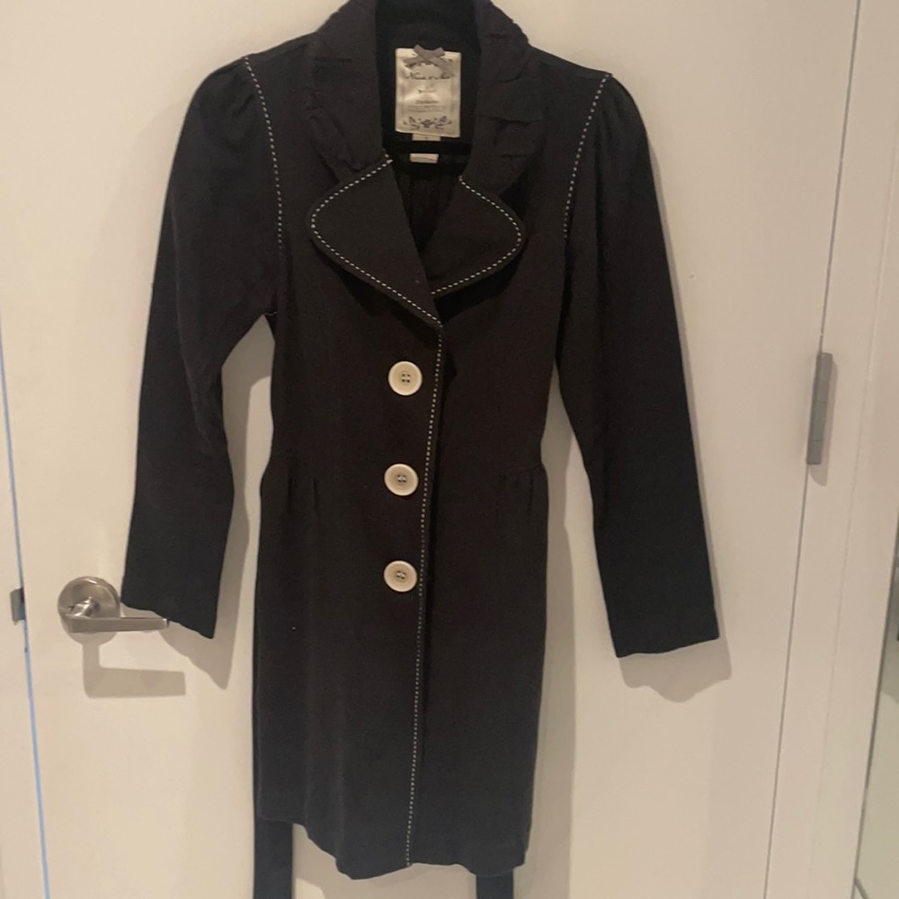 Black pea coat